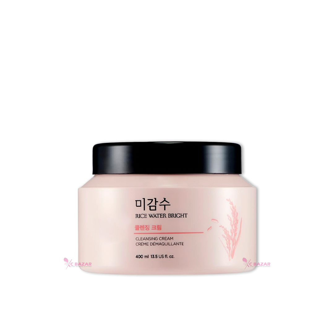 The Face Shop Rice Water Bright Cleansing Cream 400ml jar